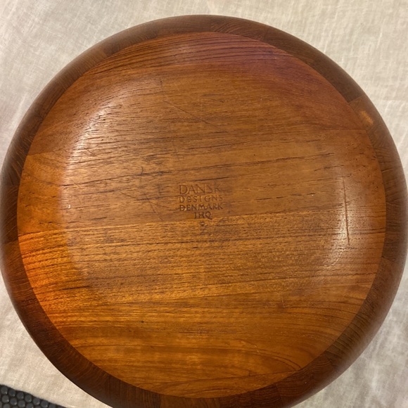 Vintage Jens Quistgaard Dansk Teak 12” Salad Bowl Scandinavian modern 1960s - Picture 5 of 5